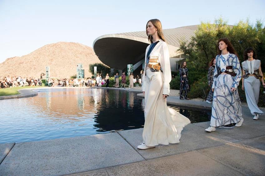 Nicolas Ghesquière's Palm Springs Cruise show at Bob Hope's house, 2015. Source: Giovanni Giannoni, Courtesy of Louis Vuitton