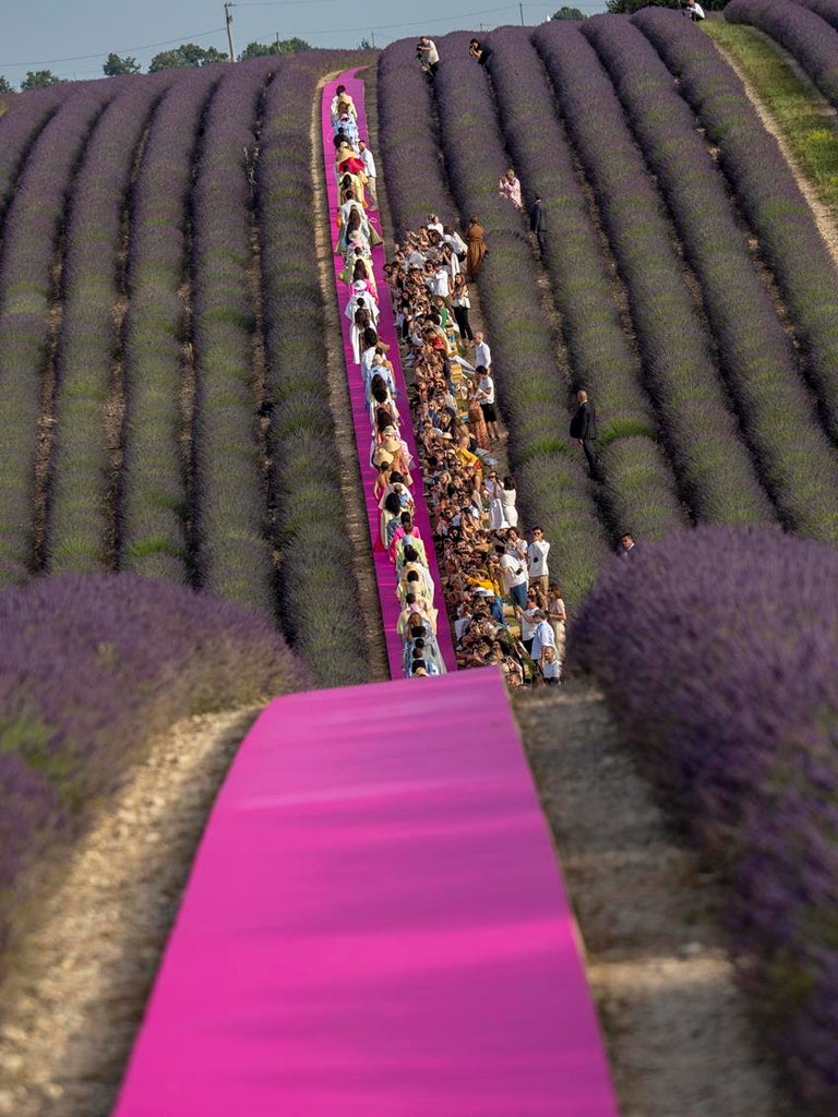 Jacquemus Menswear Spring/Summer 2020, Valensole, France, 2019. Source: Getty