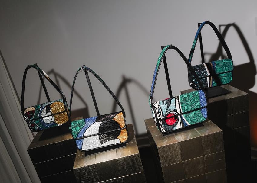 Staud x Merikokeb Berhanu limited edition Tommy bags. Source: Staud/BFA