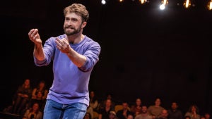Daniel Radcliffe in "Every Brilliant Thing" (Matthew Murphy)