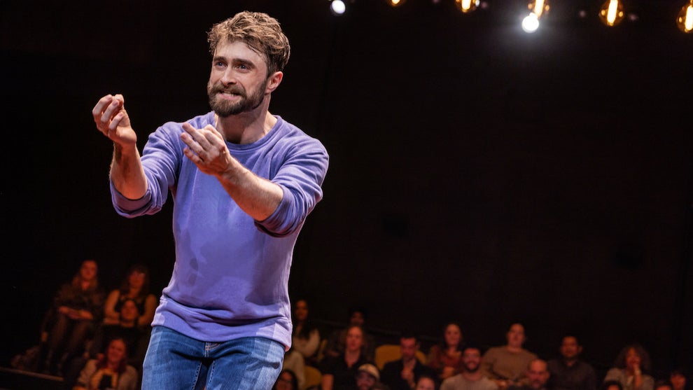 Daniel Radcliffe in "Every Brilliant Thing" (Matthew Murphy)