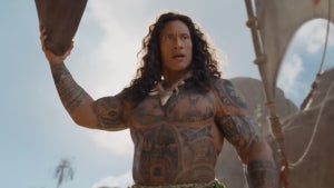 Dwayne Johnson as Maui in the live-action "Moana" (Credit: Disney)