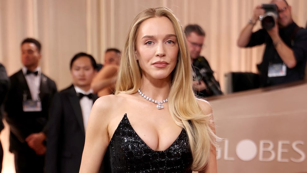 Alex Cooper at the Golden Globes (Credit: Kevin Mazur/Getty Images)