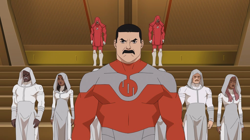 Thragg (Lee Pace) in "Invincible" Season 4
