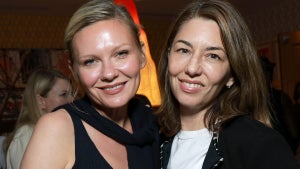 Kirsten Dunst and Sofia Coppola attend a "Roofman" screening event in New York City. (Jason Mendez/Getty Images)