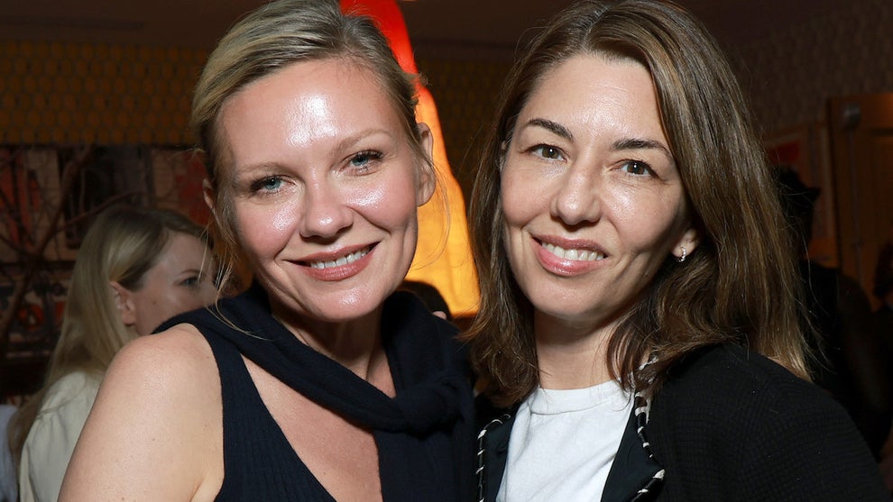 Kirsten Dunst and Sofia Coppola attend a "Roofman" screening event in New York City. (Jason Mendez/Getty Images)
