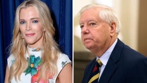 Megyn Kelly roasted Sen. Lindsey Graham over his recent comments on the war in Iran. (Getty Images)