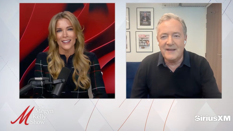Megyn Kelly and Piers Morgan (Credit: SiriusXM)
