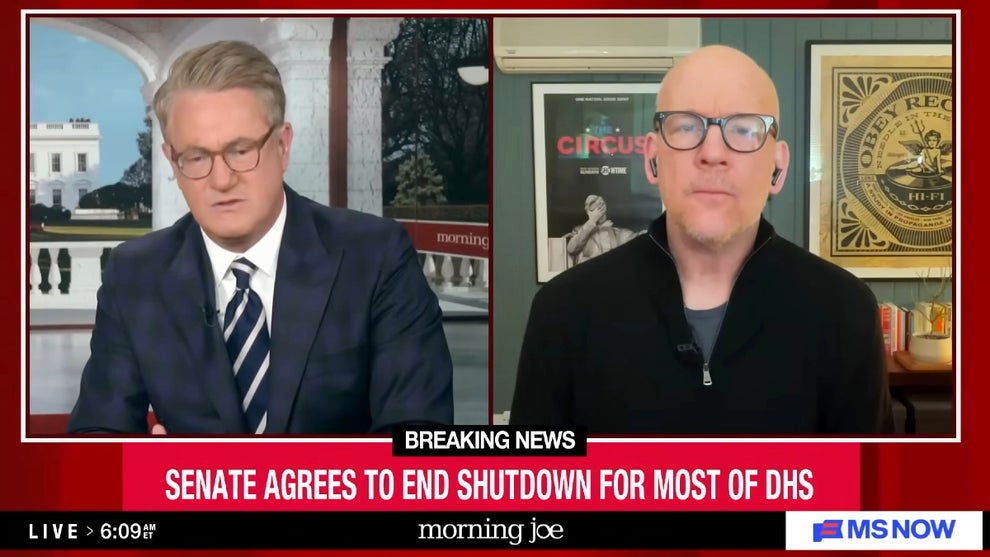 Joe Scarborough hosts the March 27, 2026 edition of "Morning Joe" (MS NOW)