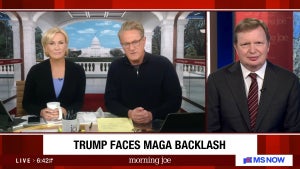 Mika Brzezinski and Joe Scarborough host the March 3, 2026 edition of “Morning Joe” with guest panelist Jim Messina (MS NOW)