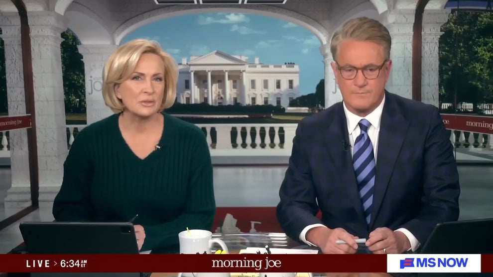 Mika Brzezinski and Joe Scarborough host the March 30, 2026 edition of "Morning Joe" (MS NOW)