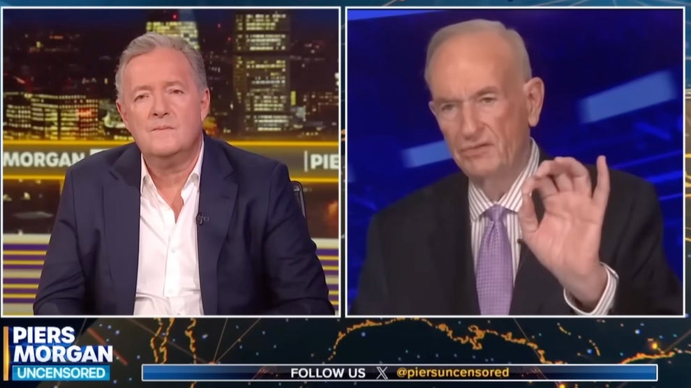 Piers Morgan and Bill O'Reilly (Credit: Piers Morgan Uncensored)
