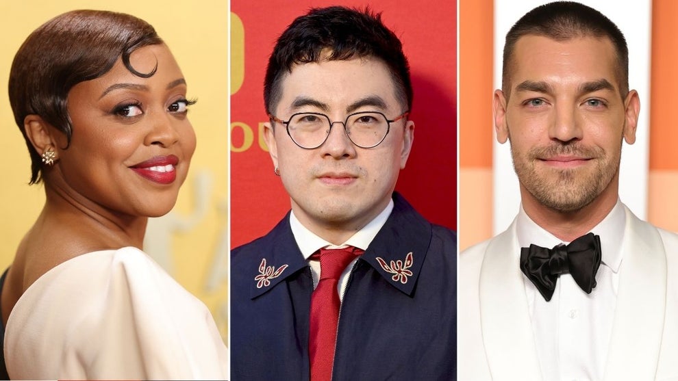 Left to right: Quinta Brunson (Amy Sussman/Getty Images), Bowen Yang (Noam Galai/Getty Images) and Matt Rogers (Neilson Barnard/Getty Images)