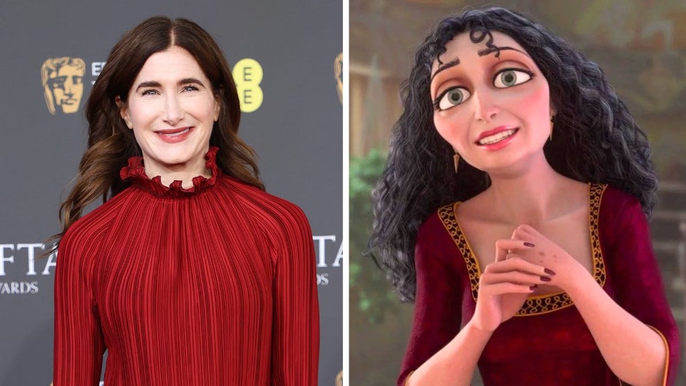 Kathryn Hahn (Credit: Lia Toby/Getty Images) and "Tangled" (Credit: Disney)