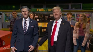 ‘SNL’: Trump Laughs Off Broken Anti-War Promises, Blames Epstein for Iran in Cold Open | Video
