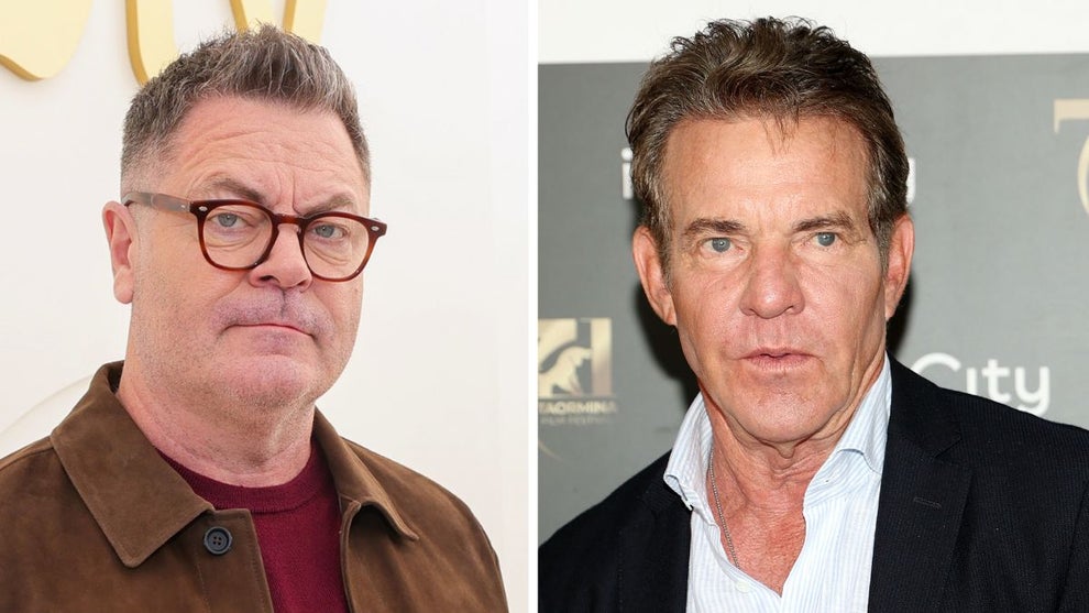 Nick Offerman and Dennis Quaid (Getty Images)