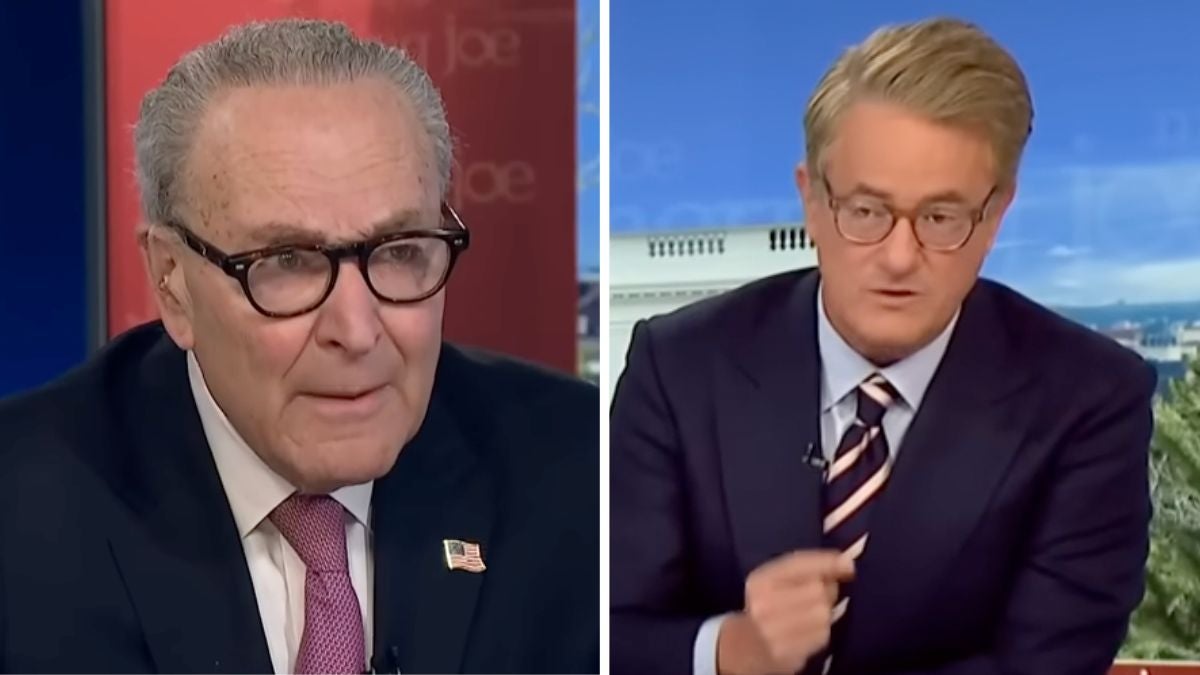 Joe Scarborough Clashes With Chuck Schumer in Heated Iran Debate: ‘Senator, You’re Not Listening’ | Video