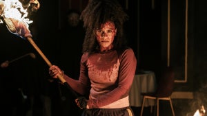 Zazie Beets in “They Will Kill You” (Graham Bartholomew/Warner Bros. Pictures)