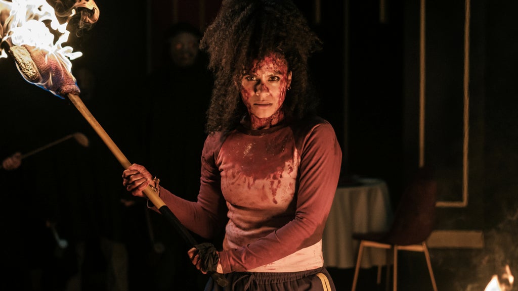 Zazie Beets in “They Will Kill You” (Graham Bartholomew/Warner Bros. Pictures)