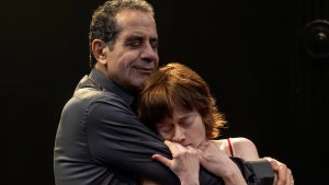 Tony Shalhoub and Susannah Perkins in "Antigone" (Joan Marcus)