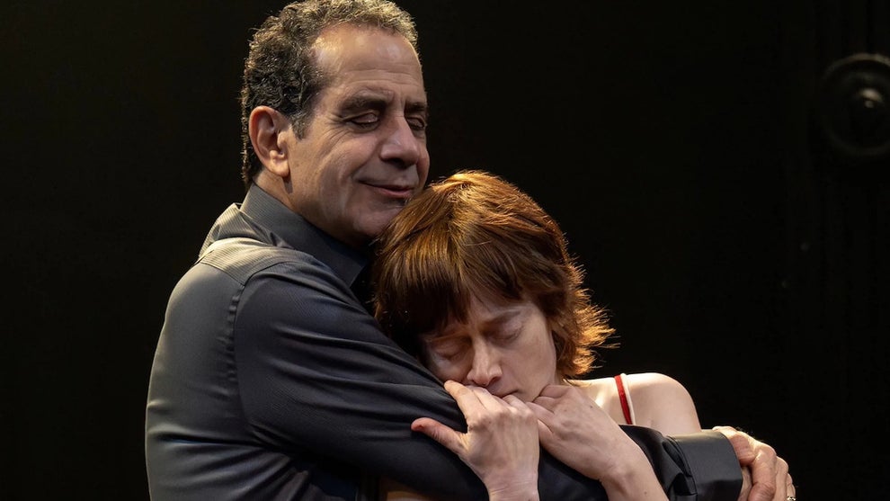 Tony Shalhoub and Susannah Perkins in "Antigone" (Joan Marcus)