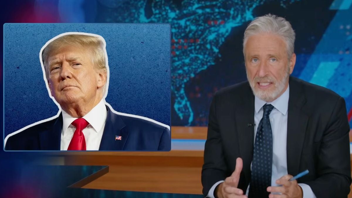 Jon Stewart Slams Trump for Dodging Iran Question With Ballroom Rebuttal: ‘Doesn’t Seem to Occupy Any Space in His Brain’ | Video