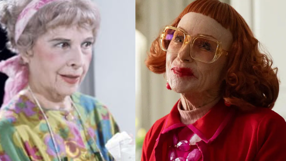 Ruth Gordon in "Rosemary's Baby" (Paramount) and Amy Madigan in "Weapons" (Warner Bros.)