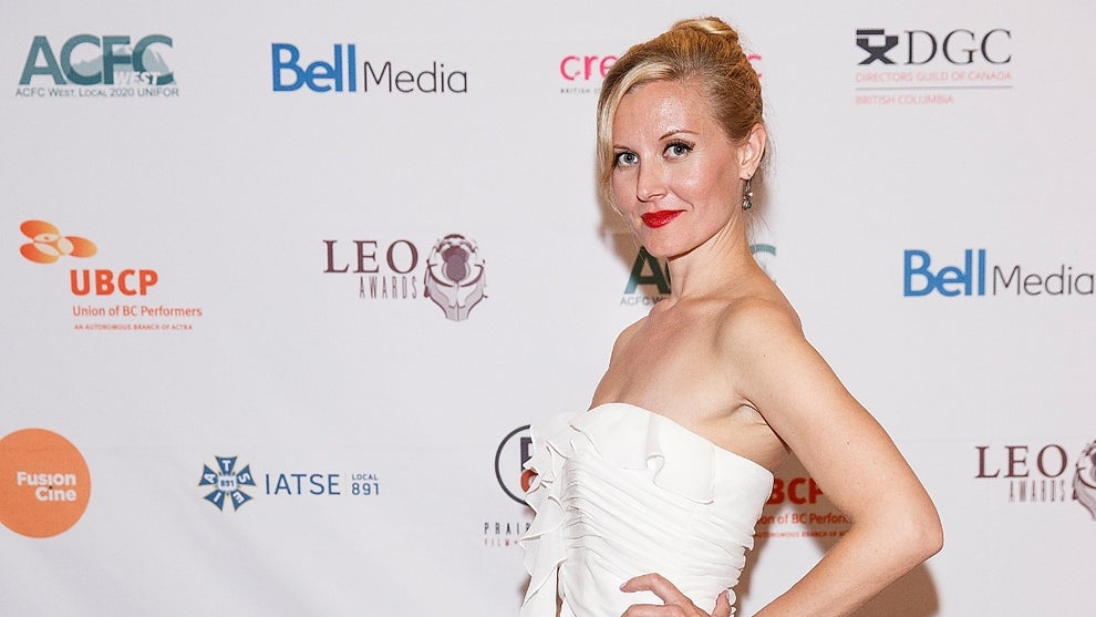 Actress Carrie Fleming attends the 2014 Leo Awards - Gala Awards Ceremony at Fairmont Hotel Vancouver on June 1, 2014 in Vancouver, Canada