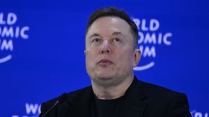 Business person Elon Musk delivers a speech during the World Economic Forum Annual Meeting in Davos, Switzerland, on January 22, 2026