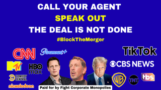 Anti-Warner Bros/Paramount Merger Billboard to Circle Dolby Theater During Oscars: ‘Deal Is Not Done’