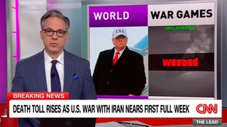Jake Tapper Slams Trump Administration for ‘Baseless Smears’ Against CNN Amid Iran War | Video