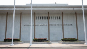 The John F. Kennedy Memorial Center for the Performing Arts building is seen on June 03, 2025 in Washington, DC.