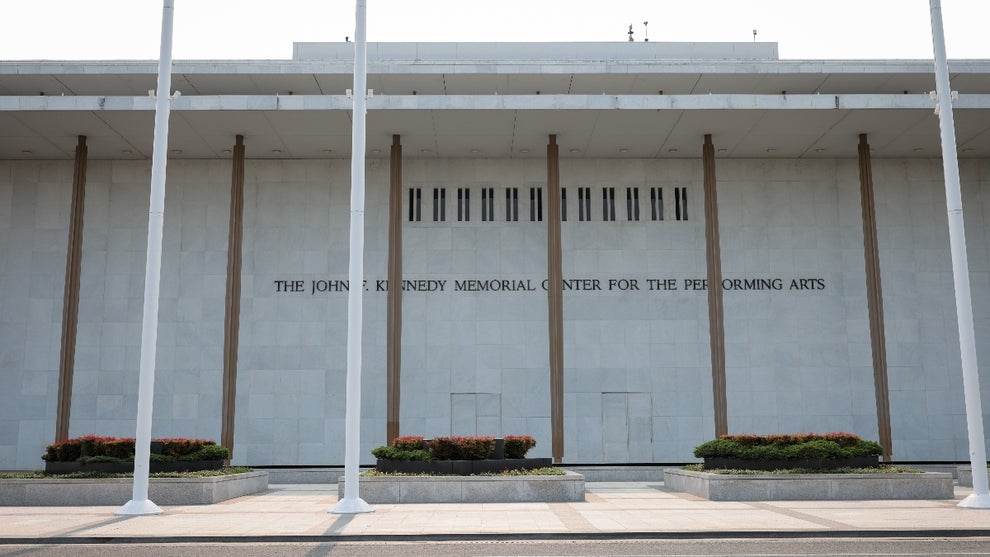The John F. Kennedy Memorial Center for the Performing Arts building is seen on June 03, 2025 in Washington, DC.