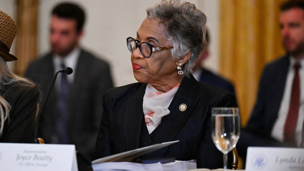 Rep. Joyce Beatty attends the Kennedy Center board meeting at the White House on March 16. 2026. (Photo by Alex Wong/Getty Images)