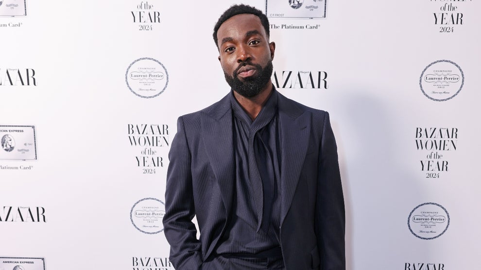 Paapa Essiedu attends the 2024 Harper's Bazaar Women of the Year Awards, held in partnership with The Platinum Card by American Express, at Claridge's Hotel on November 5, 2024 in London, England