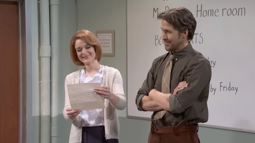 Ashley Padilla and Ryan Gosling (Saturday Night Live)