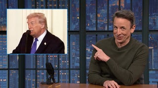 Seth Meyers Drags Trump for Complaining About Ballroom Construction After Iran Strike: ‘Literally, Bombs Are Falling’ | Video