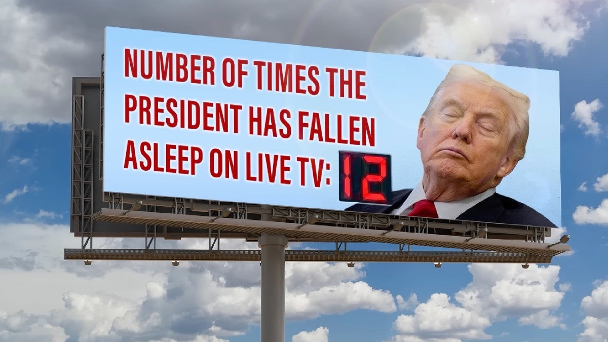 Seth Meyers sugere rastrear gafes de Trump com outdoors como preços de gás