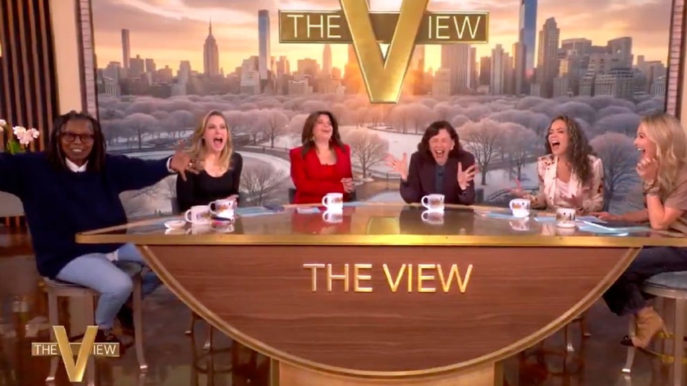 Maggie Gyllenhaal on "The View" (Credit: ABC)