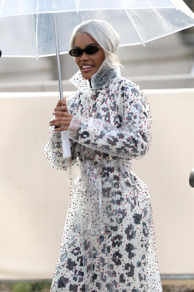 Teyana Taylor poses at the Chanel Women's Ready to Wear Fall/Winter 2026-2027 fashion show in Paris, on March 9, 2026. Source: Getty