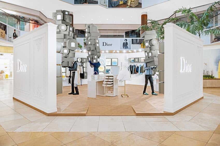 Dior South Coast Plaza pop-up. Source: Dior/Angie Silvy