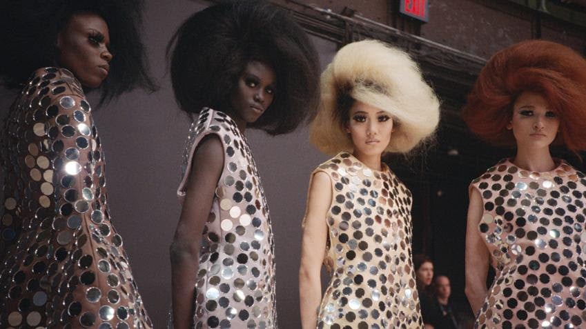 Models from the Marc Jacobs Spring 2024 runway show in Marc by Sofia. Source: A24