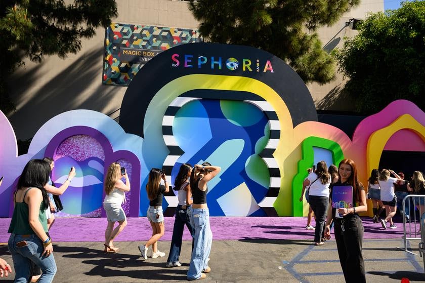 The scene outside Sephoria in Los Angeles. Source: Von Jackson Photography/Sephora