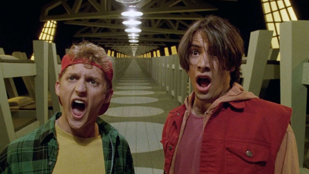Alex Winter and Keanu Reeves in 'Bill and Ted's Bogus Journey' (Orion Pictures)
