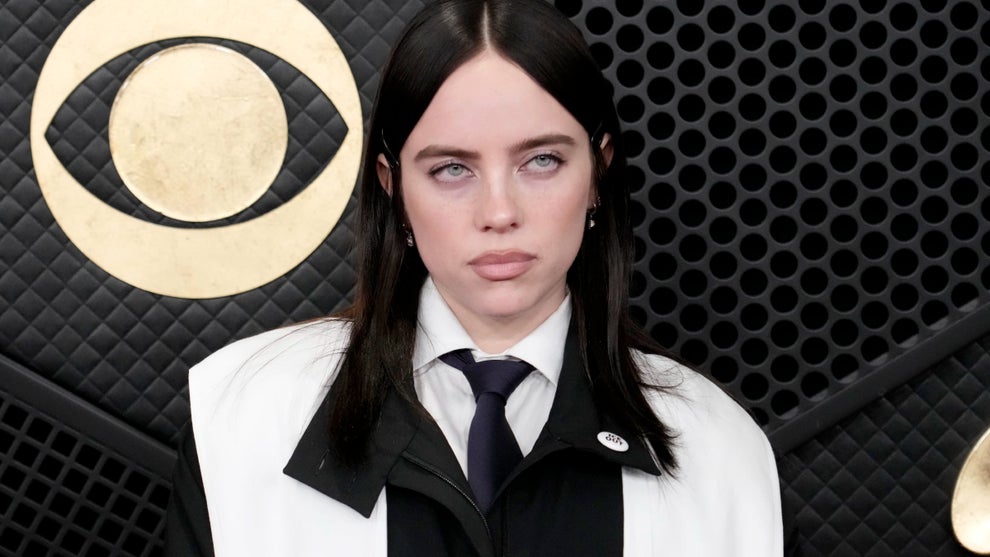 Billie Eilish attends the 68th GRAMMY Awards at Crypto.com Arena on February 01, 2026 in Los Angeles, California. (Jeff Kravitz/FilmMagic)