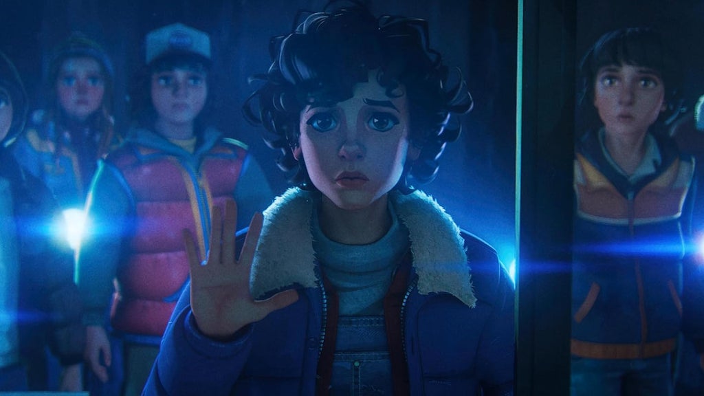 Eleven in "Stranger Things: Tales From '85" (Credit: Netflix)