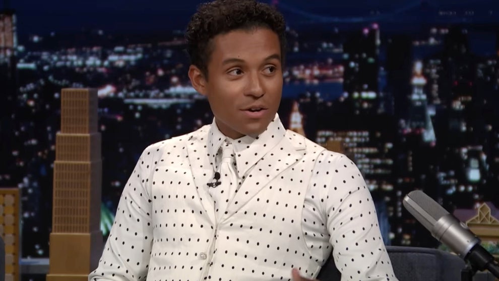 Jaafar Jackson appears as a guest on the April 2, 2026 edition of "The Tonight Show Starring Jimmy Fallon" (NBC)