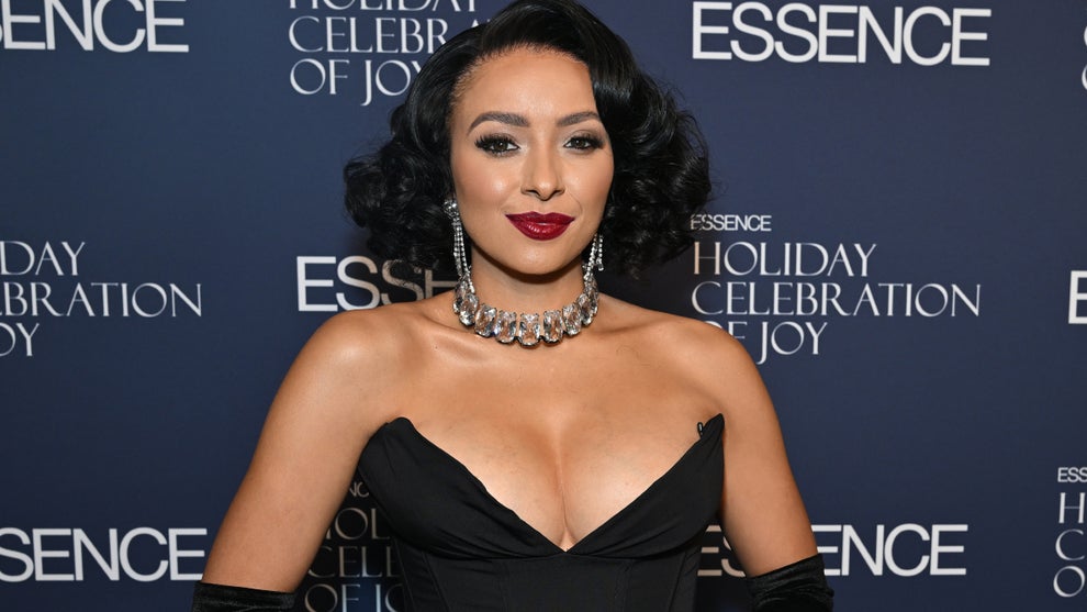 Kat Graham attends the 2025 ESSENCE Holiday Special at Riverside EpiCenter on October 22, 2025 in Austell, Georgia. (Paras Griffin/Getty Images)