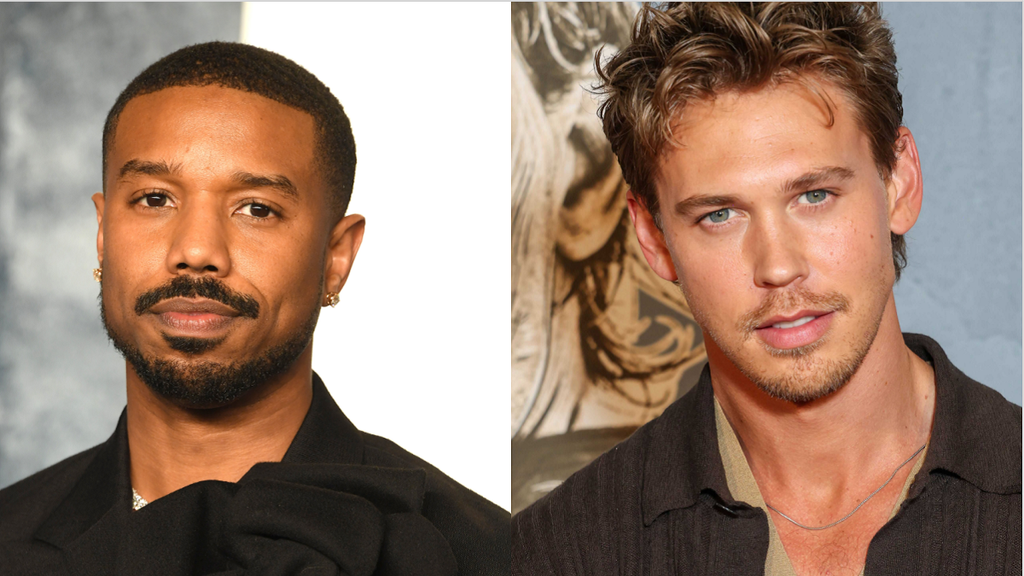 Michael B Jordan Austin Butler Miami Vice '85