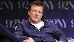 Michael J. Fox speaks onstage during Michael J. Fox and Nelle Fortenberry in Conversation with Donny Deutsch: Future Boy at 92NY on October 13, 2025 in New York City. (Dia Dipasupil/Getty Images)